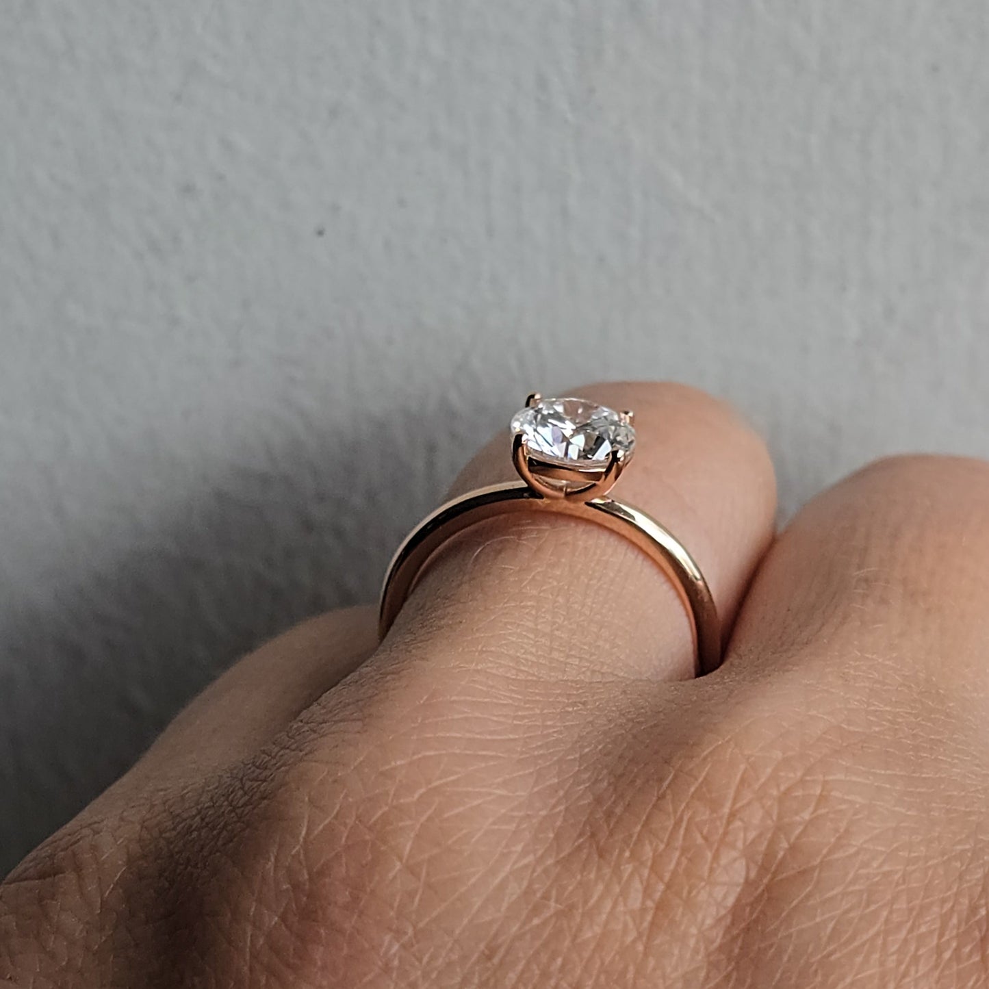 Round Brilliant Diamond Solitaire Engagement Ring