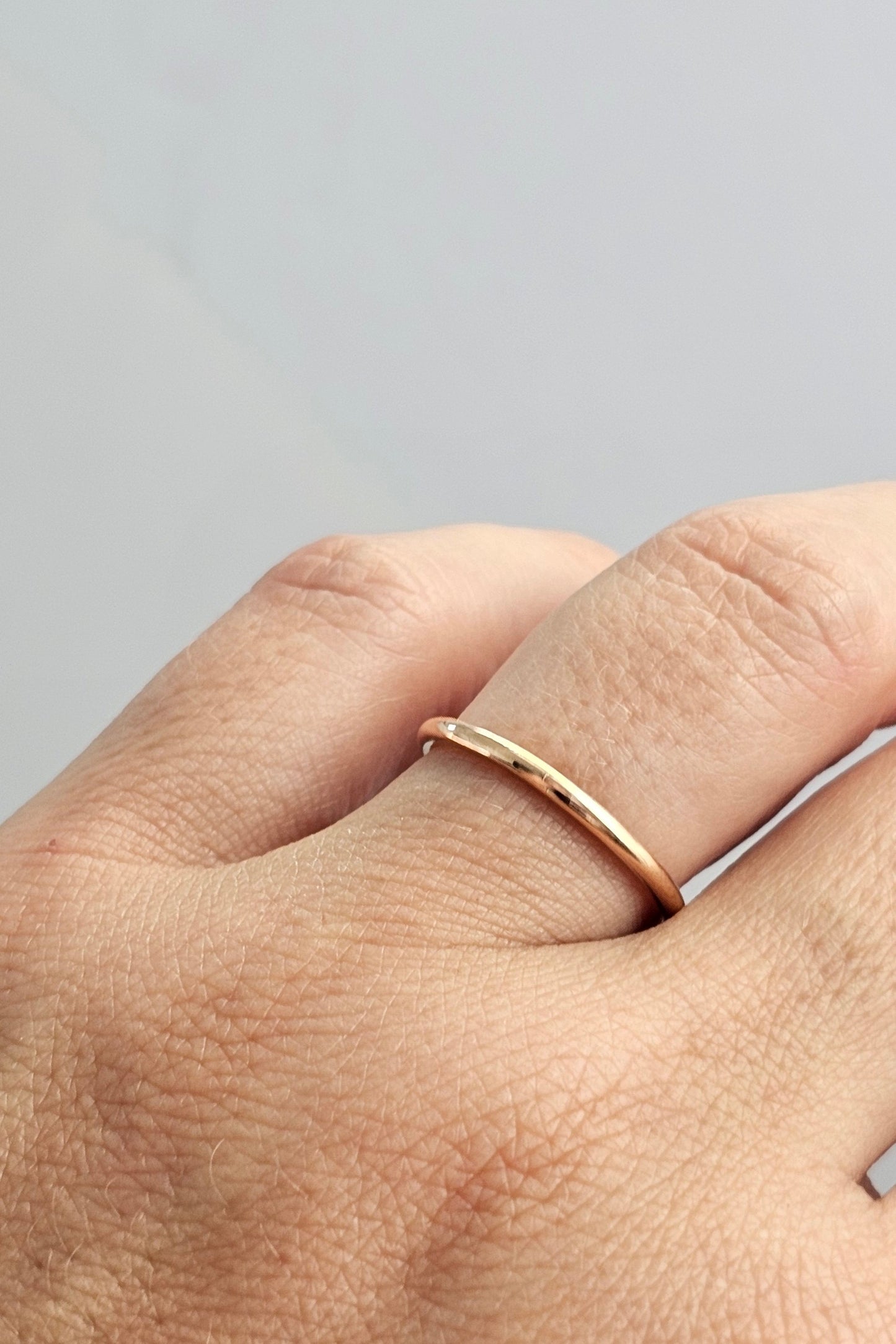 Plain-half-round-gold-band
